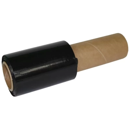 FOLIA STRETCH MINI GRANAT Z RĄCZKĄ 100MM CZARNA
